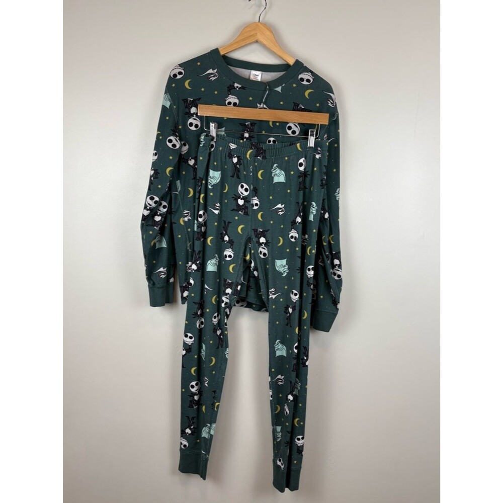 Hanna Andersson Nightmare before Christmas Adult Size Large Long John Pajama Set